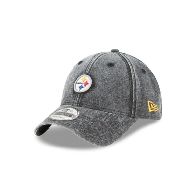 Pittsburgh Steelers Gorra | New Era NFL Team Loyal 9twenty Adjustable Cap Mexico - Negros